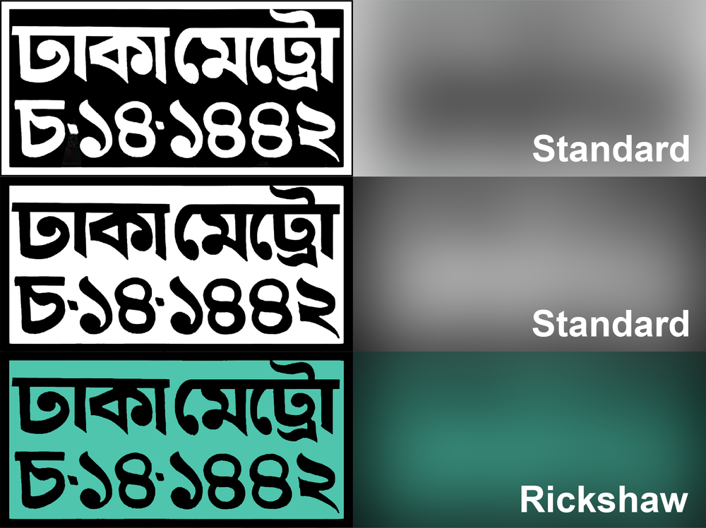 bangladesh-License Plate-1