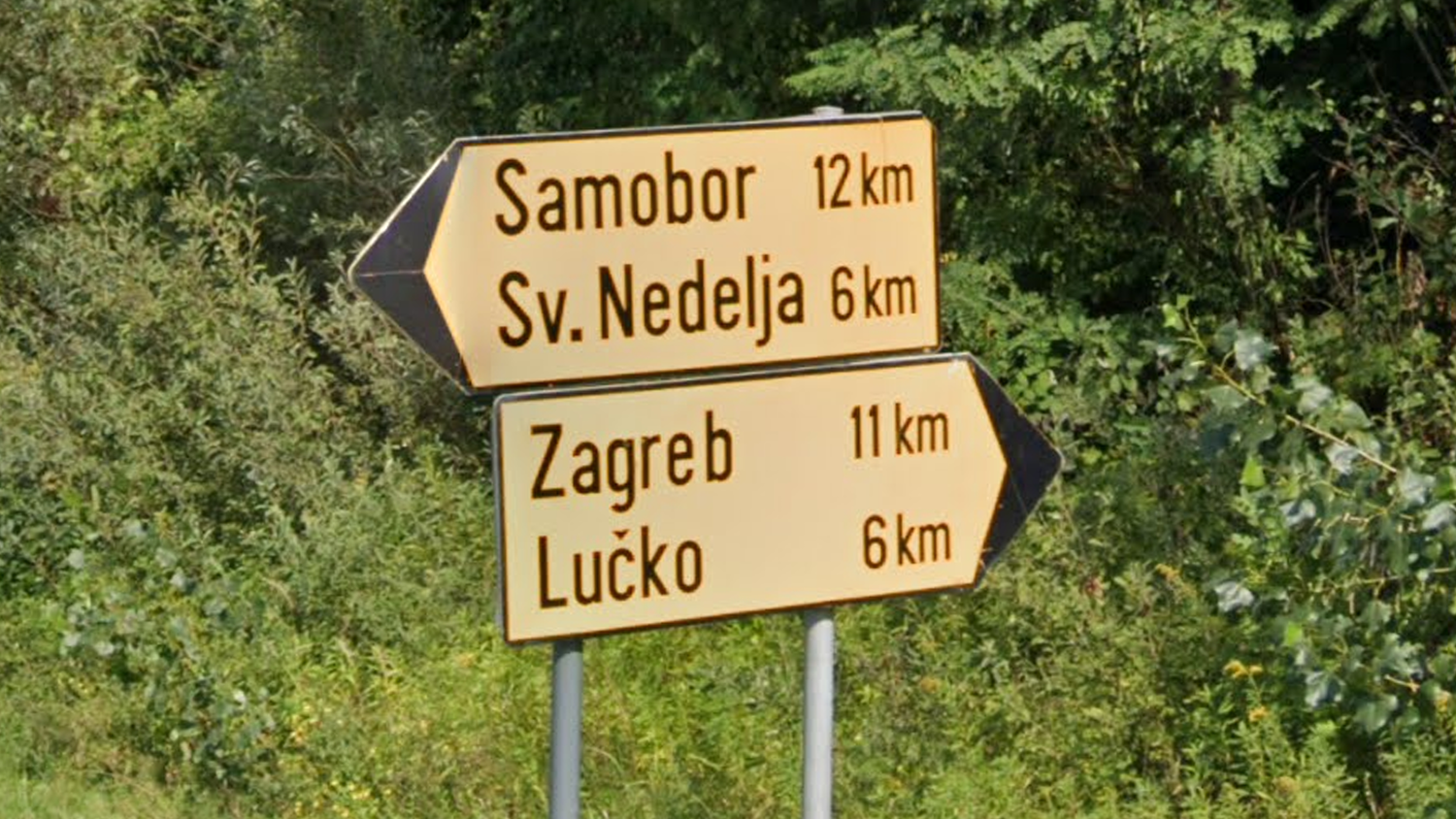 croatia-Direction Sign-1