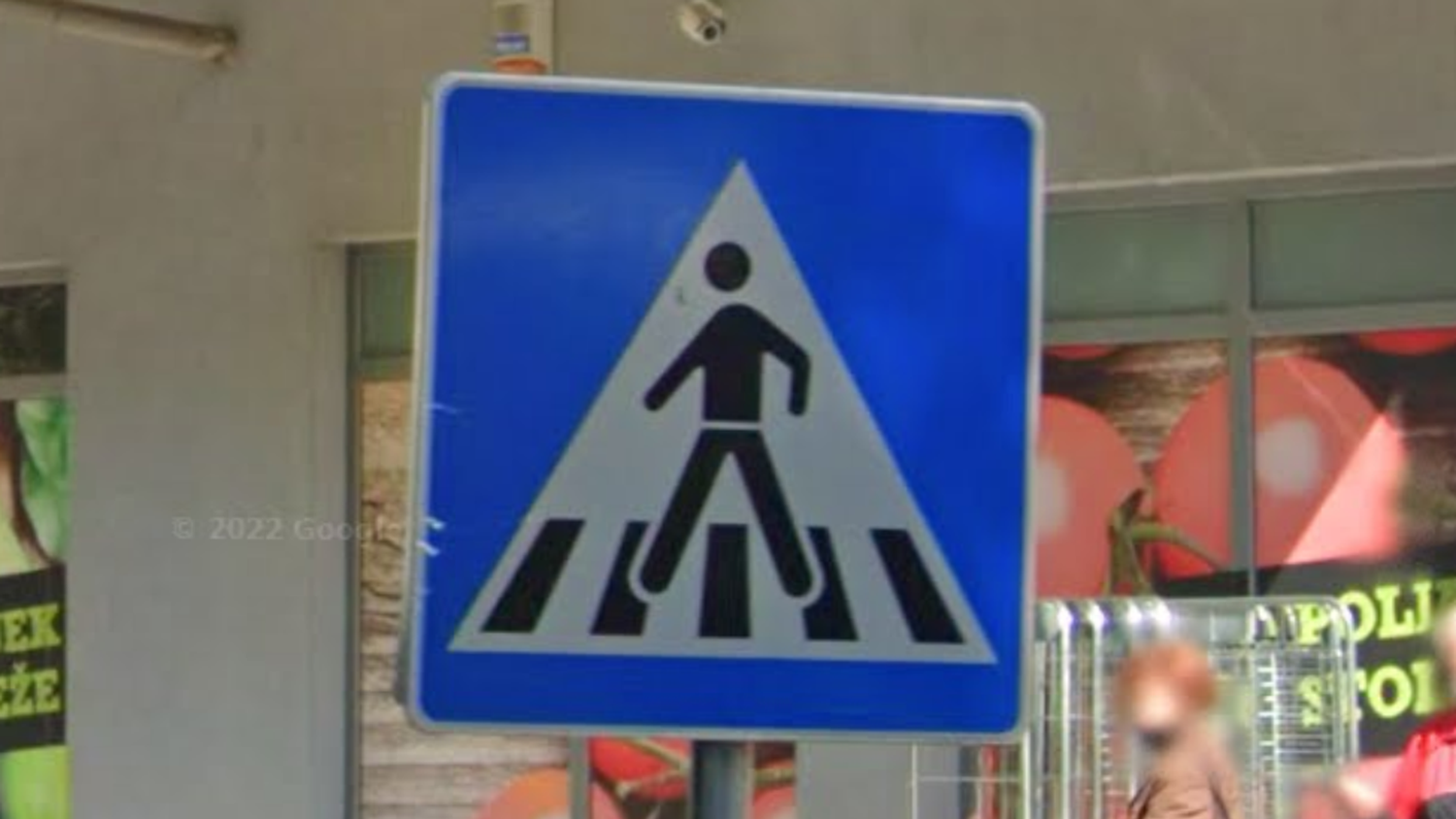 croatia-Pedestrian Sign-1