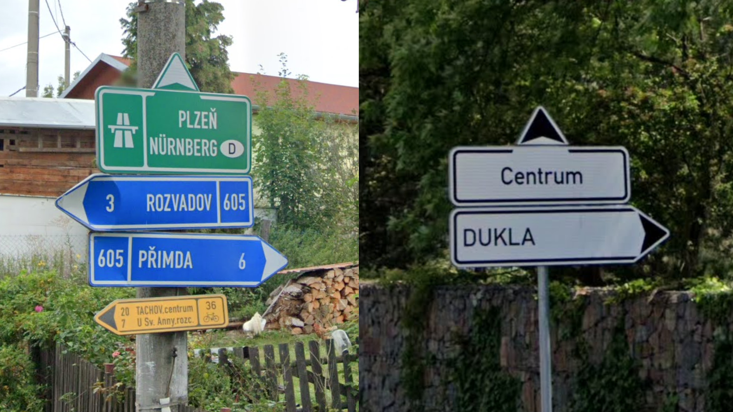 czechia-Direction Sign-1