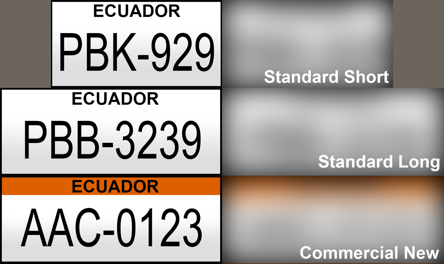 ecuador-License Plate-1