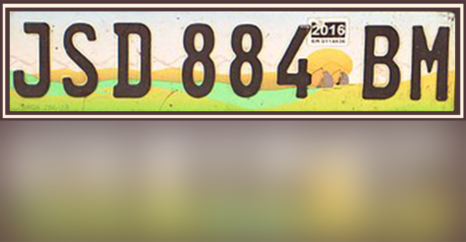 eswatini-License Plate-1