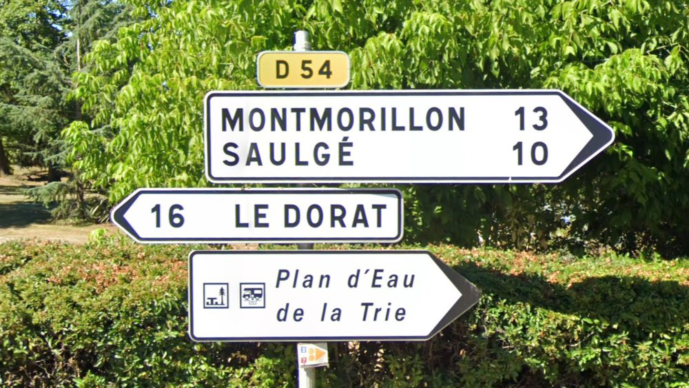 france-Direction Sign-1