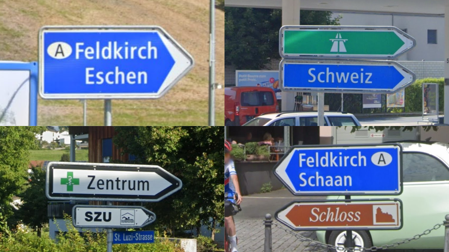 liechtenstein-Direction Sign-1