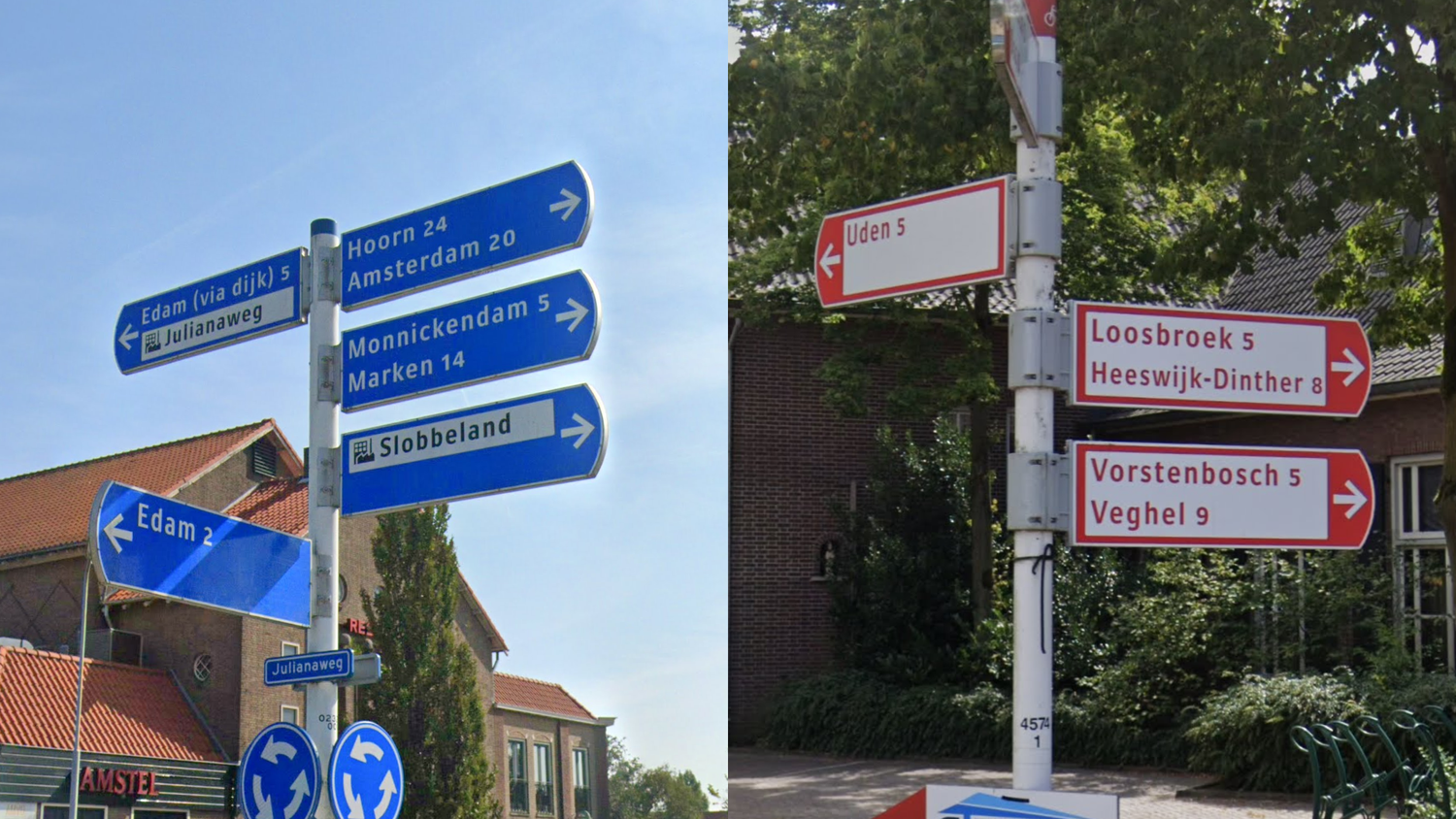 netherlands-Direction Sign-1