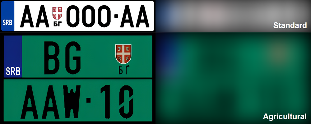 serbia-License Plate-1