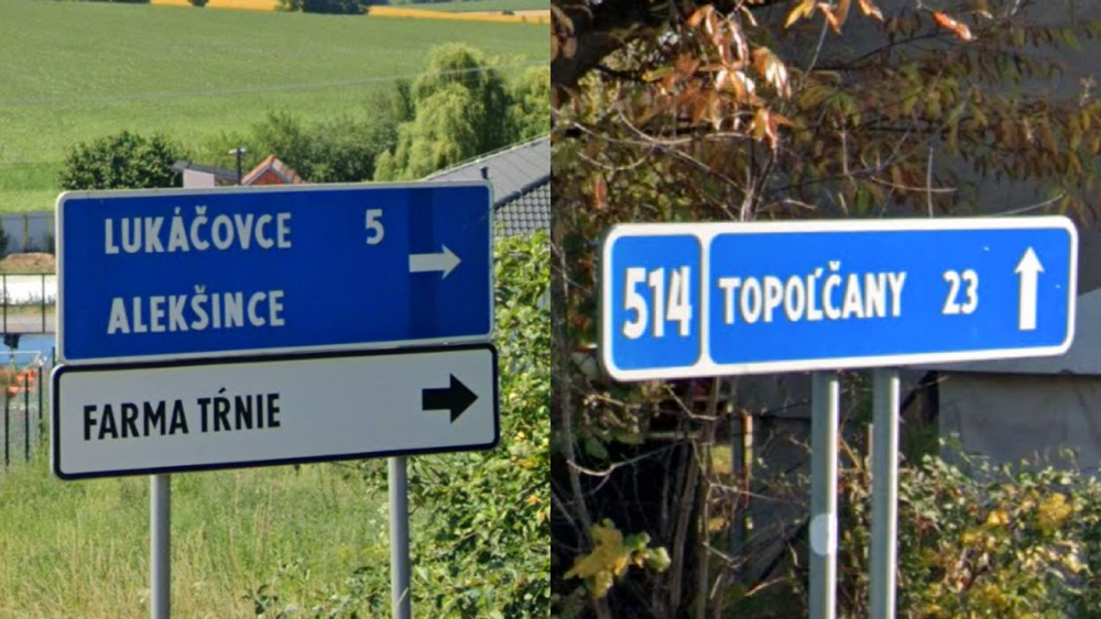 slovakia-Direction Sign-1