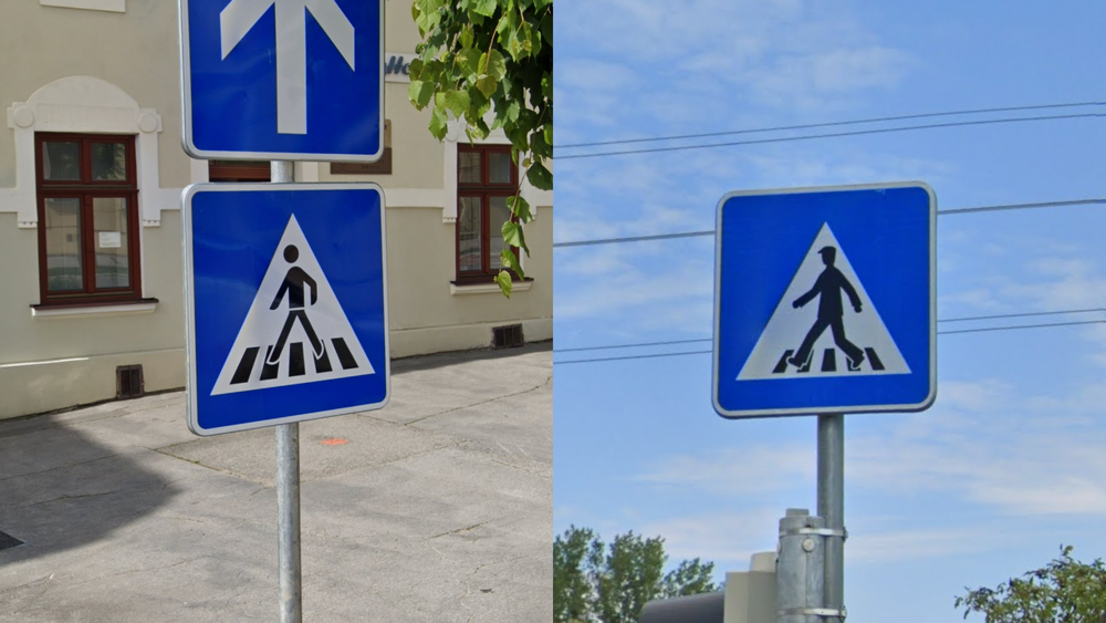 slovakia-Pedestrian Sign-1