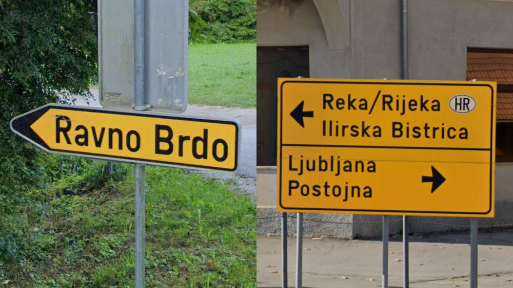 slovenia-Direction Sign-1