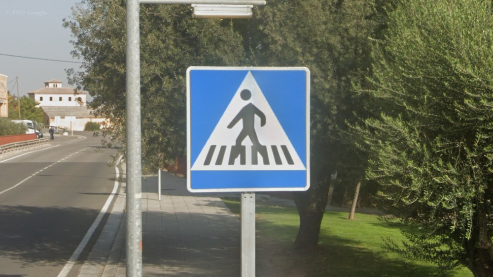 spain-Pedestrian Sign-1